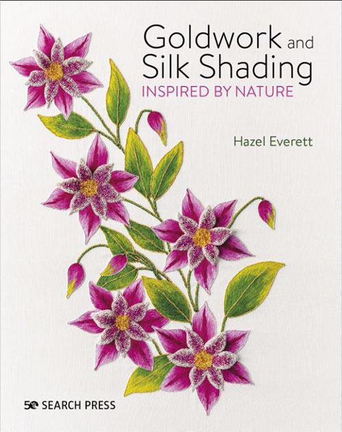 Goldwork & Silk Shading Inspired by Nature, by Hazel Everett