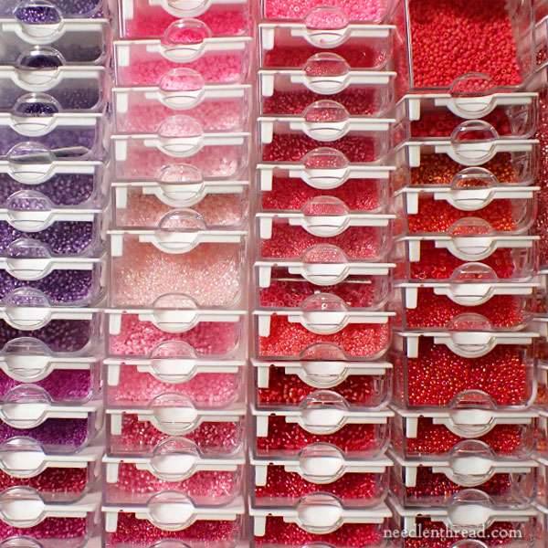 Beads for Embroidery: Storage and Organization