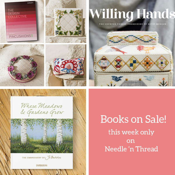 embroidery books on sale