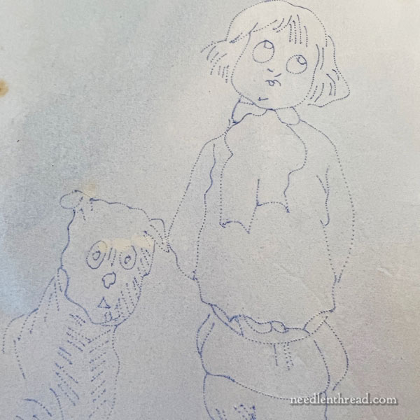 vintage pattern transfers