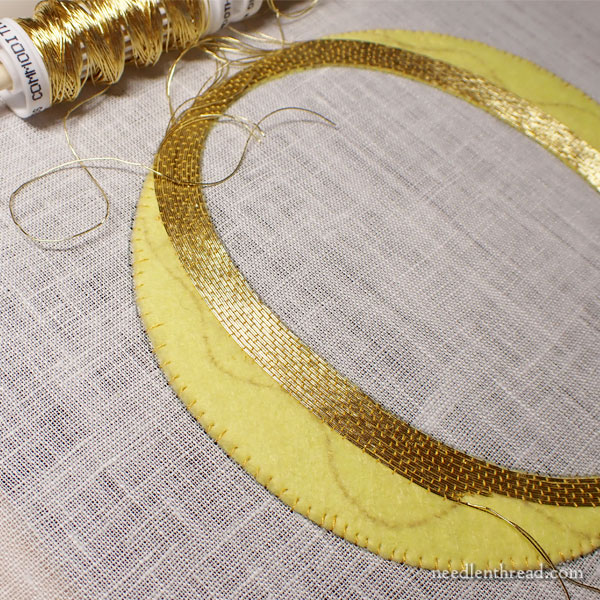 Goldwork on Altar Covers