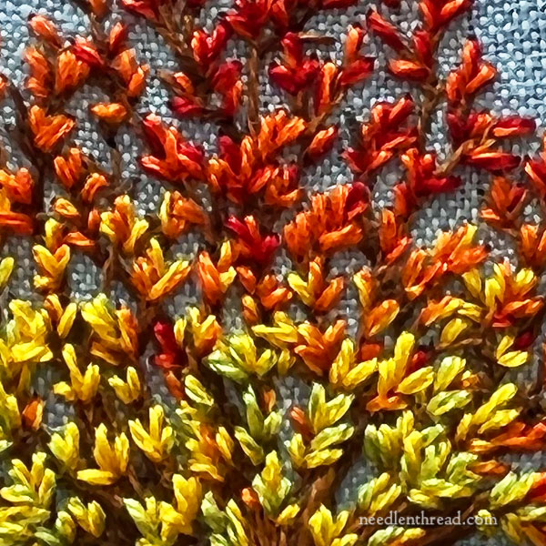 Autumn Fire: Upcoming Stitch Snippet