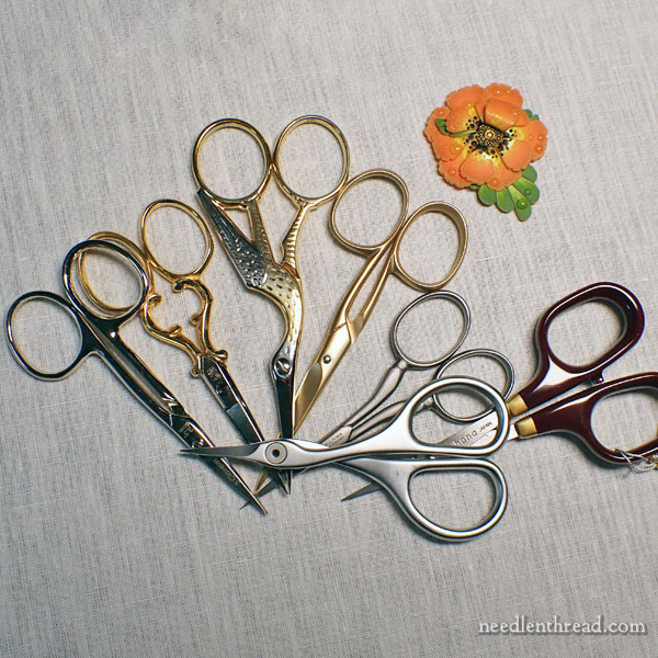 Embroidery Scissors & the Sheath