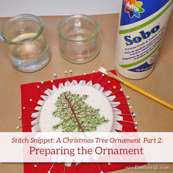 Preparing the Christmas Ornament