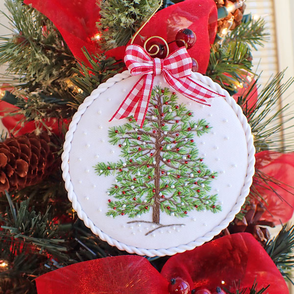 Christmas Tree Ornament Stitch Snippet 2022