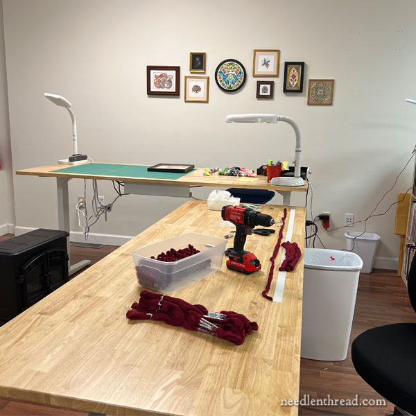 Uplift tables for sewing & crafts