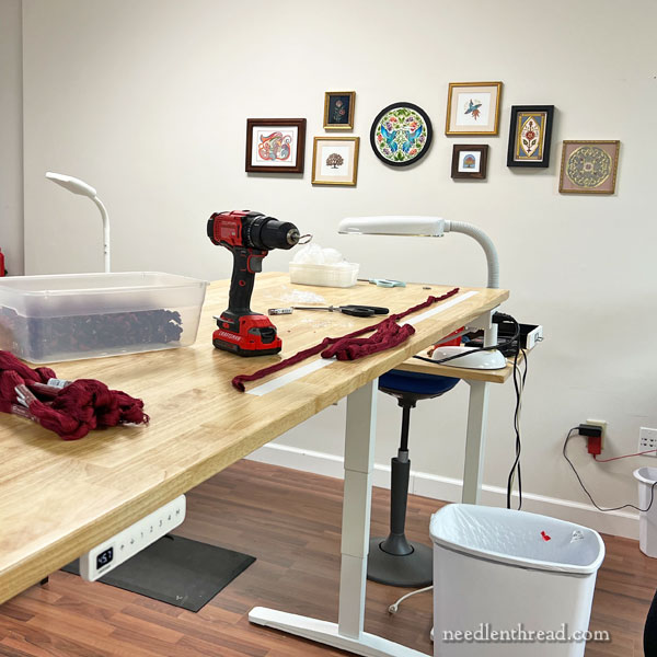 Uplift tables for sewing & crafts