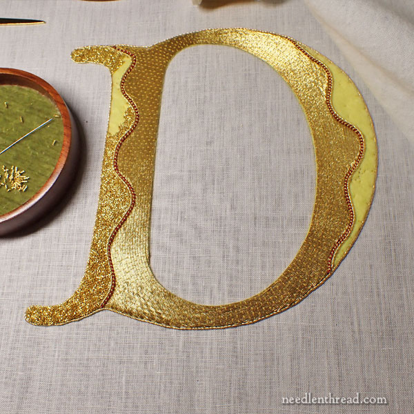 Goldwork Lettering