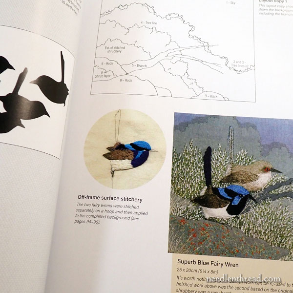Embroidered Birds and Their Habitats