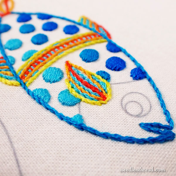 Something Fishy: Ready-to-Stitch embroidery designs