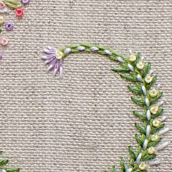 Little Blooms Part 4: More Stitches on the Vines