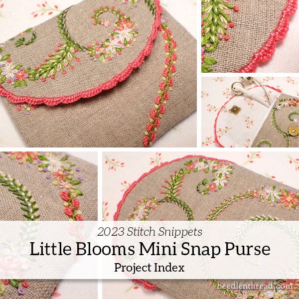 Stitch Snippets Mini Blooms Project Index
