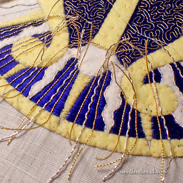 Goldwork Altar Cover - Central Medallion