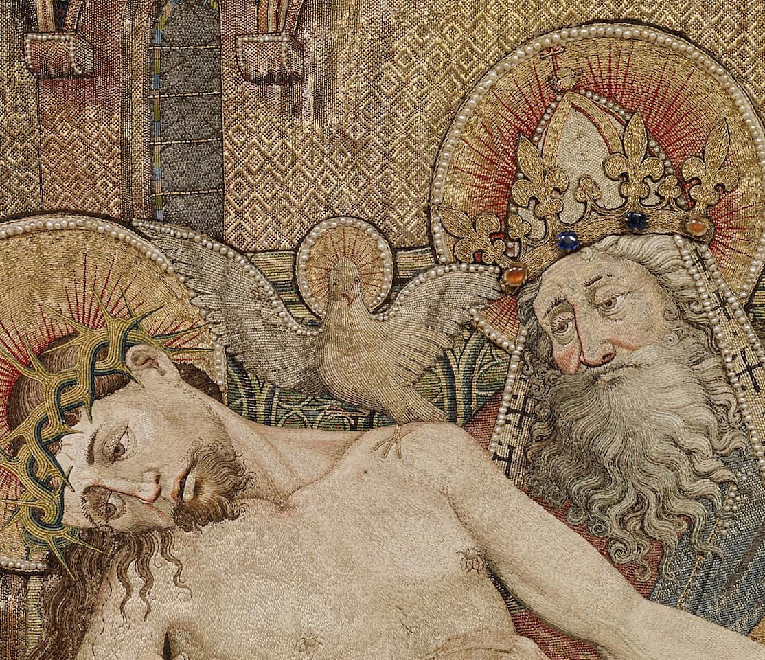 The Trinity - center panel on antependium, Order of the Golden Fleece, Imperial Treasury Vienna
