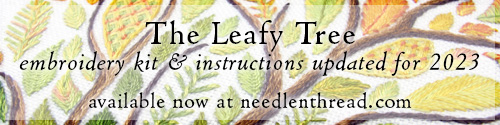 Leafy Tree Embroidery Kit