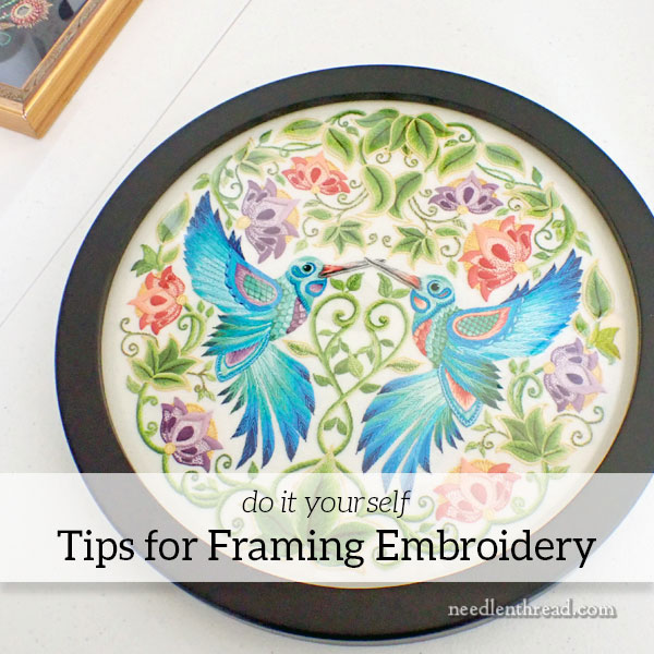 Do it Yourself: Framing Embroidery