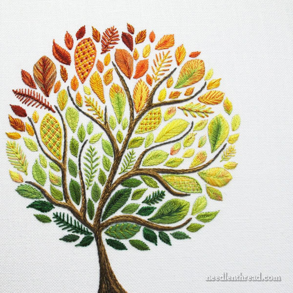 The Leafy Tree embroidery kit for 2023