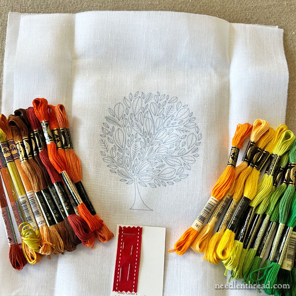 The Leafy Tree embroidery kit for 2023