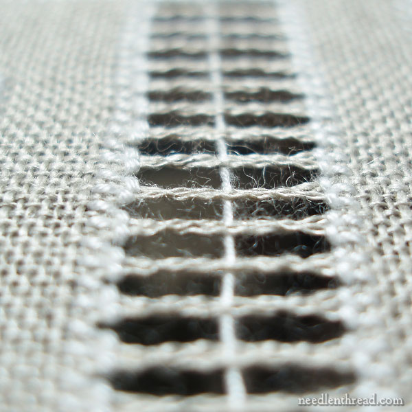 Revisiting Drawn Thread Embroidery