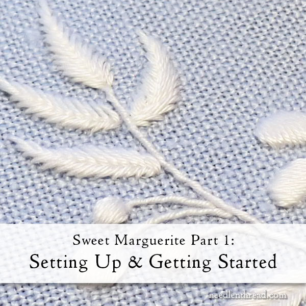 Sweet Marguerite Stitch Snippet embroidery project