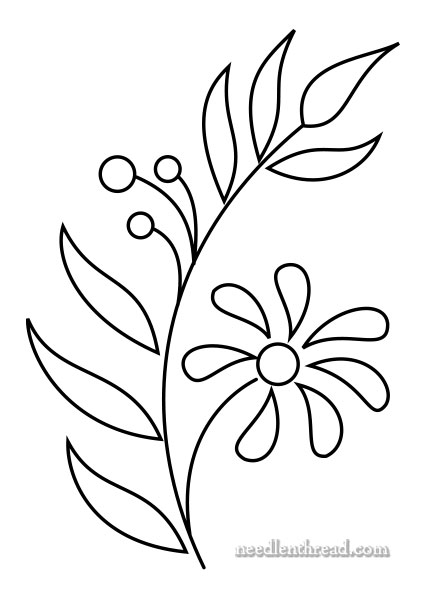 Sweet Marguerite Stitch Snippet embroidery project