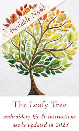 Leafy Tree Embroidery Project