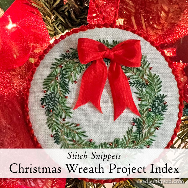 Christmas Wreath Ornament Project Index