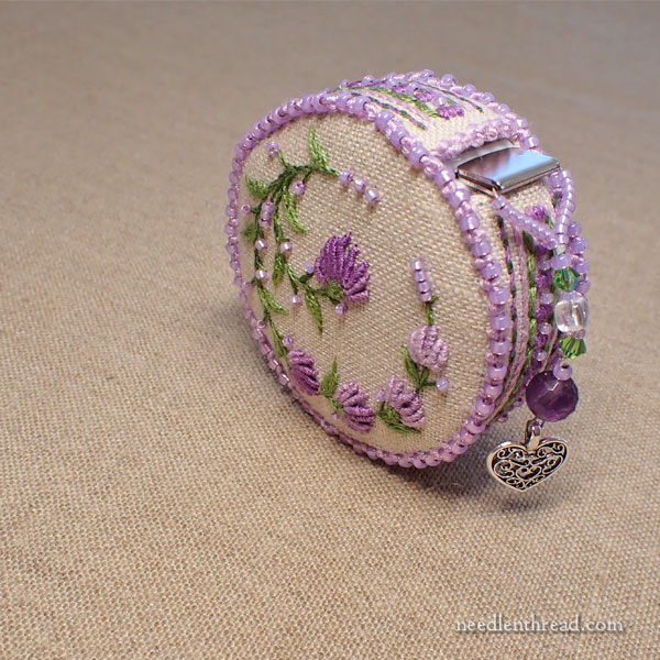 Purple Posy Stitch Snippet stitch-along