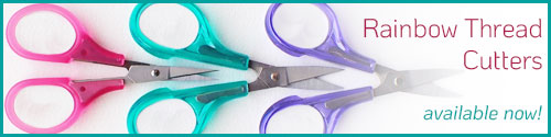 Rainbow Thread Cutters - Small Scissors for Embroidery