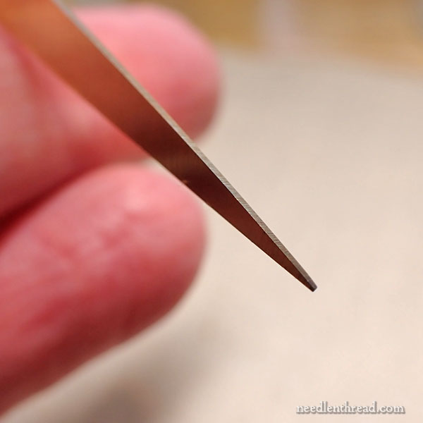 Golden Forge embroidery scissors