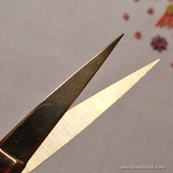 Golden Forge embroidery scissors