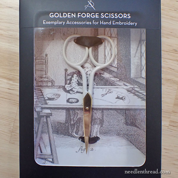 Golden Forge embroidery scissors