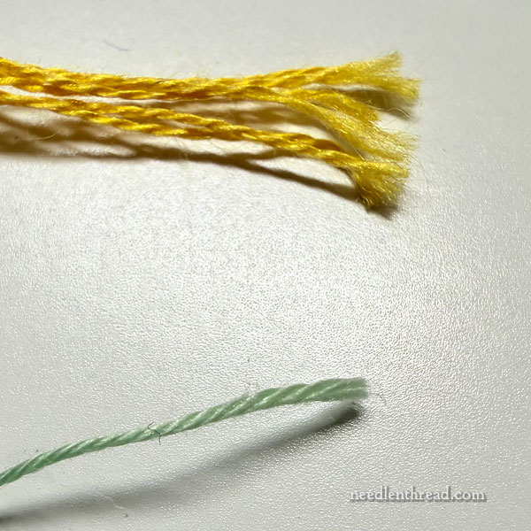 coton a broder vs stranded cotton embroidery floss