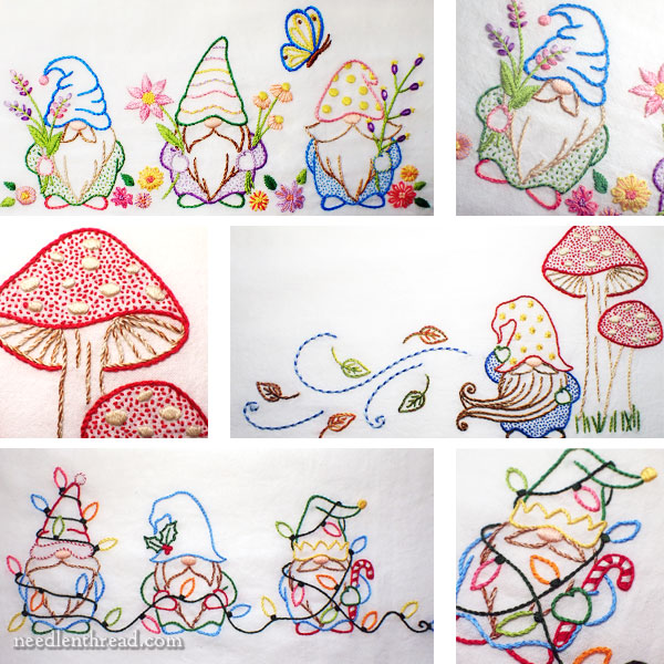 Seasonal Gnomes towel set