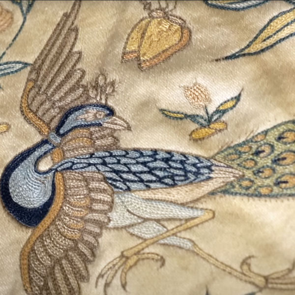 Mughal embroidered coat V & A Video