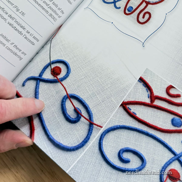Satin Stitch refresh - ABC of Padded Stitch by Elisabetta Sforza