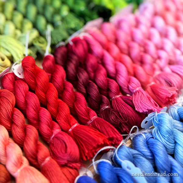 Complete Set of Floche embroidery thread