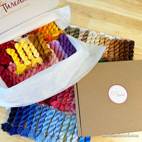 Complete Set of Floche embroidery thread