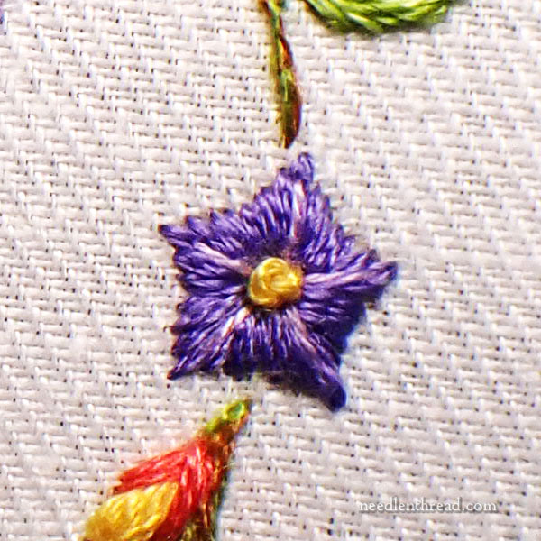Garden Swirl 5: Finishing the Embroidery