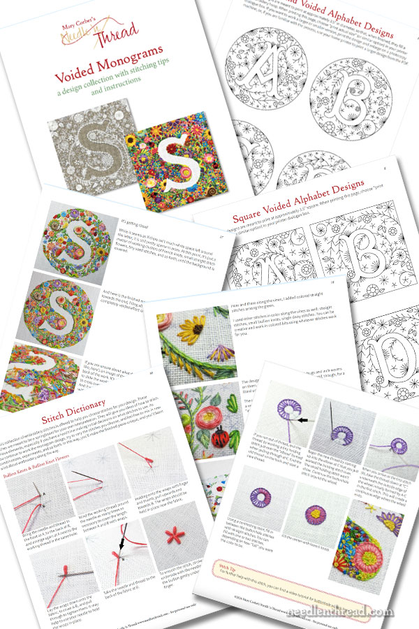 Voided Monograms: A Design Collection with Stitching Tips and Instructions