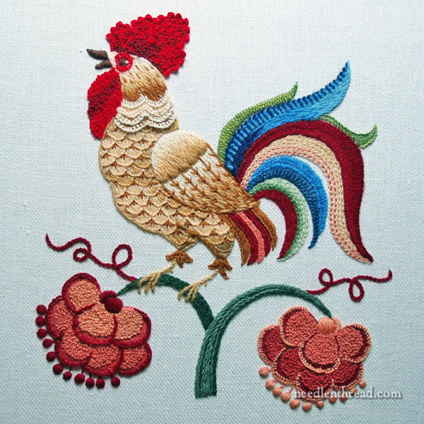 Crewel Rooster