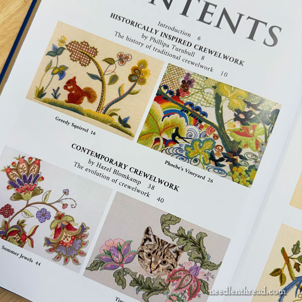 Crewelwork Embroidery Then & Now book review