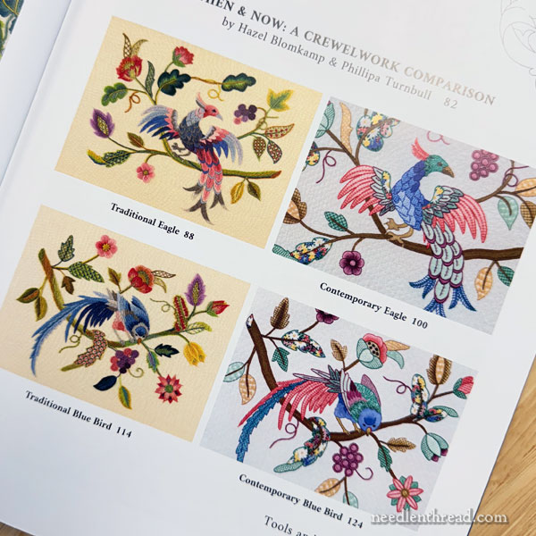 Crewelwork Embroidery Then & Now book review