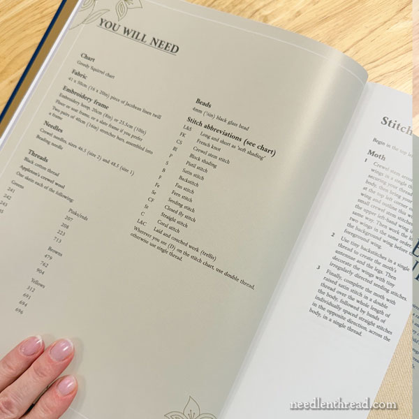 Crewelwork Embroidery Then & Now book review