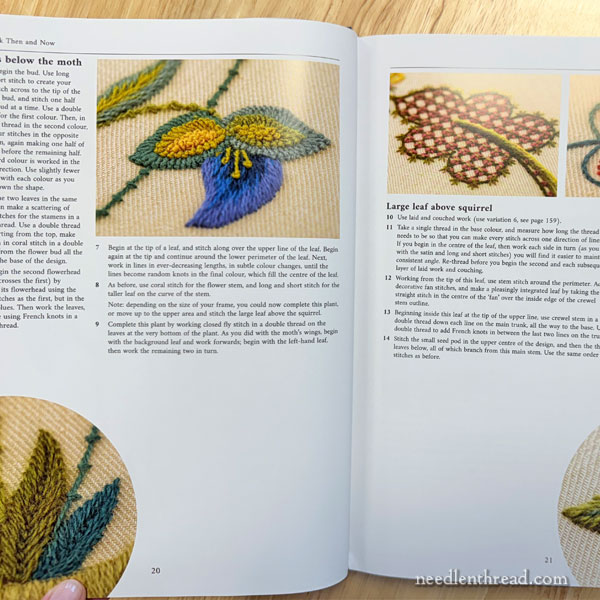 Crewelwork Embroidery Then & Now book review