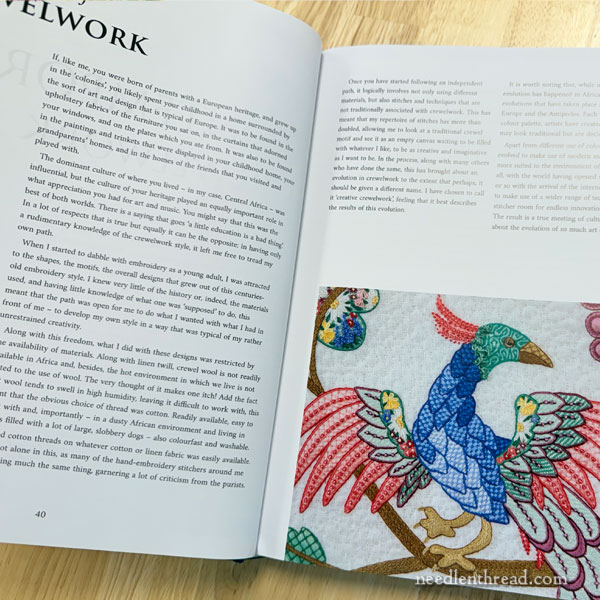 Crewelwork Embroidery Then & Now book review