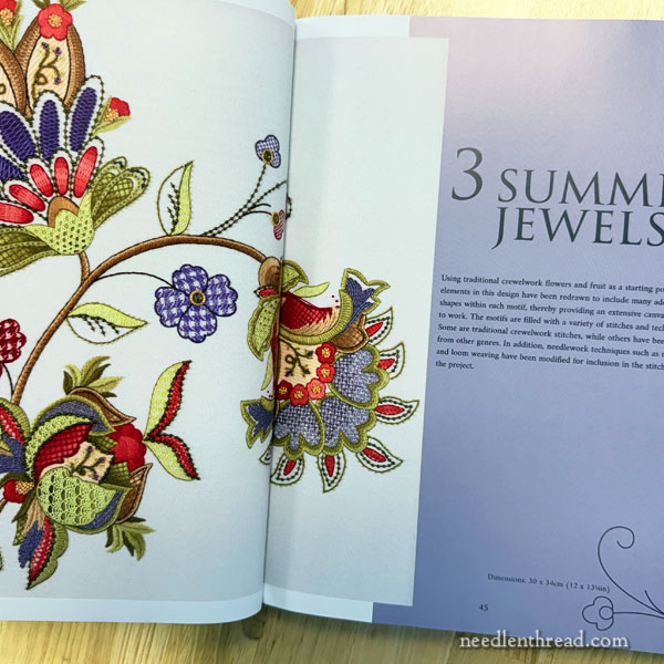 Crewelwork Embroidery Then & Now book review