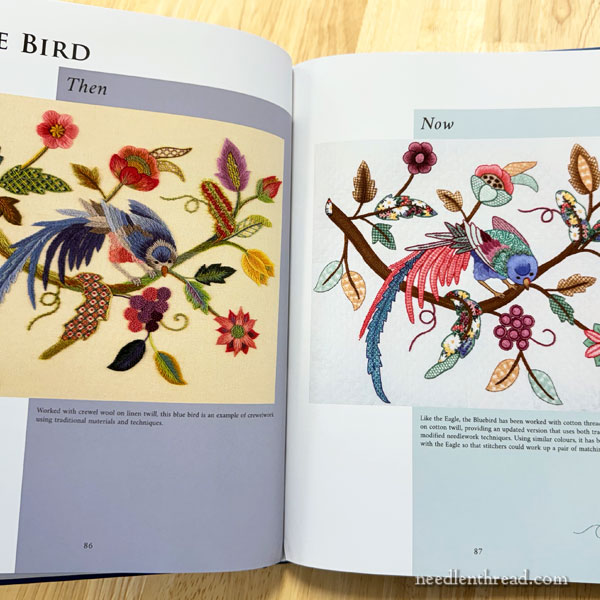 Crewelwork Embroidery Then & Now book review