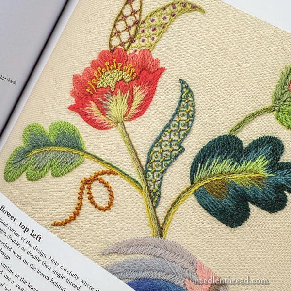 Crewelwork Embroidery Then & Now book review