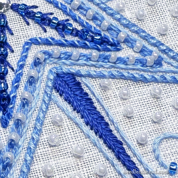 2025 Christmas Ornament: Twinkle, Twinkle Embroidered Star